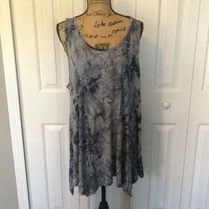 BNWT Wallpapher Blue Pattern Tank Top